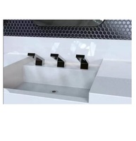 Sèche-mains automatique de luxe moderne à capteur 1000W en acier inoxydable 304 noir, débit de 1500 ml, garantie 2 ans, robinets de lavabo à montage sur plan.