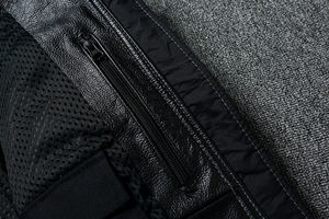 Veste en cuir de vachette souple de haute qualité pour homme, style rétro personnalisé, effet vieilli, coupe ajustée, veste de moto épaisse - Product Image 6