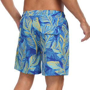 Pantalones Cortos Deportivos de Playa 2 en 1 para Hombre, de Doble Capa, con Malla Impresa, de Secado Rápido, Impermeables, Sólidos - Product Image 2