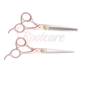 Coffrets de ciseaux de barbier de qualité supérieure en acier inoxydable, durables, pour salon de coiffure - Product Image 3