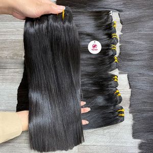 Hueso de alta calidad recto vietnamita Super doble dibujado para extensiones de cabello humano virgen crudo sin procesar Color más oscuro - Product Image 6