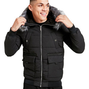 Veste d'hiver pour homme sur mesure, fabriquée directement par le fabricant, de haute qualité, en toile brillante multicolore, avec col montant - Product Image 1