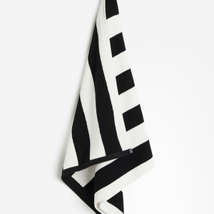 Luxury Quality Turkey Yarn Dyed Jacquard Cotton <b>Large</b> Turkish Bath Beach Towel With Striped Pattern - Product Image 3