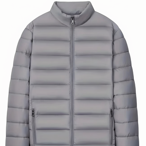 Chaquetas Acolchadas para Hombre, Moda de Invierno, Diseño Personalizado, Cuello de Piel, Ropa de Calle, Chaqueta de Plumón, Impermeable, Cuello Alto - Product Image 1