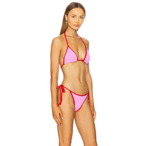 ชุดบิกินี่ผู้หญิงขายดี ลายพิมพ์สัตว์ 2 ชิ้น ไร้รอยต่อ คุณภาพสูง แห้งเร็ว มีโลโก้ด้านหน้า แบบ Thong เหมาะสำหรับไปเที่ยวทะเล ลาย 3 มิติ - Product Image 3