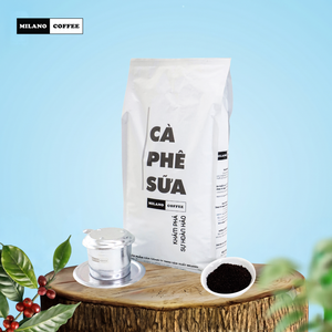 มิลาโน่ คอฟฟี่ อีลิท กาแฟเวียดนามผสมนม 1 กก. โรบัสต้า ดาร์ก กราวด์ ซีรีส์ - Product Image 4