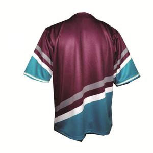 Camiseta de Béisbol Personalizada de Alta Calidad con Logotipo, Nombre y Número, Transpirable, Absorbente de Humedad, Ecológica, 100% Poliéster - Product Image 4