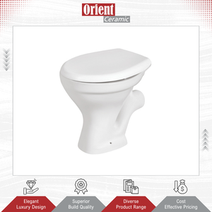 Cuvette de toilettes WC en céramique de haute qualité à poser au sol pour salle de bain, vendue par un revendeur de confiance - Product Image 3