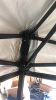 Gazebos pliants à cadre thermolaqué haute stabilité pour villas, cours et buffets, imperméables