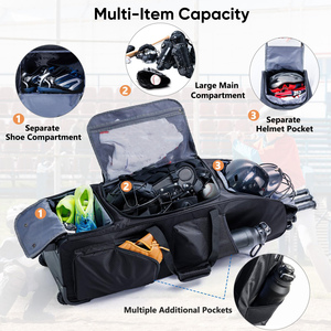 Bolsa de béisbol de alta calidad, fácil de transportar para equipos deportivos, ligera, con bolsa para softbol, impresión personalizada. - Product Image 5