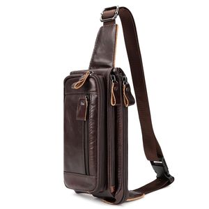 Stylish Crossbody Leather Sling Bag With Large Capacity Interior For Mobile Wallet Keys And <b>Accessories</b> - Product Image 1