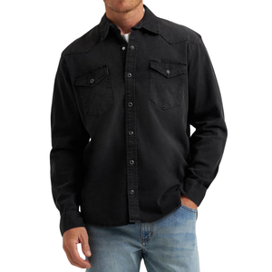 เสื้อเชิ้ตยีนส์ลำลองผู้ชาย สวมใส่สบาย ระบายอากาศได้ดี แขนยาว ปรับแต่งได้ ขายส่ง ผ้าฝ้าย - Product Image 2