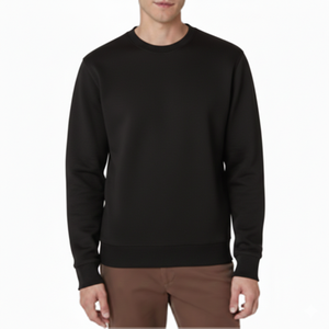 Sweat-shirts pour hommes grande taille de haute qualité, en gros, sweat-shirt uni épais pour hommes, 100% coton, sweat-shirt populaire - Product Image 2