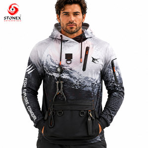 Sudadera de Pesca para Hombre, de Secado Rápido, Transpirable, con Protección UV, Logotipo Personalizado, Ropa Deportiva de Tallas Grandes, Directo de Fábrica - Product Image 4