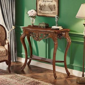Mesa Consola Antigua para Sofá, Diseño Vintage Elegante para Decoración del Hogar - Product Image 3