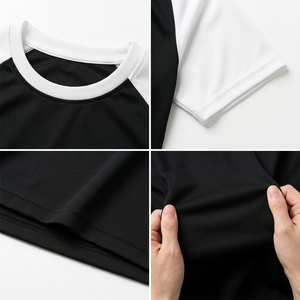 Premium Men Oversized Cotton T-Shirt 180gsm <b>Raglan</b> Sleeve Custom Printed Logo Streetwear Casual Summer <b>Top</b> Pakistan Manufacturer - Product Image 4