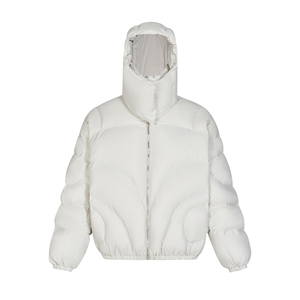Veste matelassée légère pour homme, résistante à l'eau, à capuche, coupe-vent, fermeture éclair solide, manteau d'hiver, vêtements de sport de plein air, streetwear, vêtements d'extérieur - Product Image 3