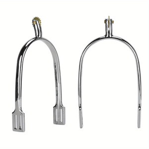Espuelas de Caballo de Acero Inoxidable y Aluminio de Alta Calidad con Correas de Cuero, Ajuste Cómodo para Montar a Caballo, Entrenamiento Ecuestre - Product Image 3