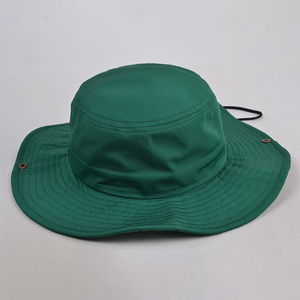 Sombreros de Pescador para Hombre y Mujer al por Mayor, Protección UV Personalizada, Sombrero de Pescador Tipo Boonie de Ala Ancha con Cordón - Product Image 3