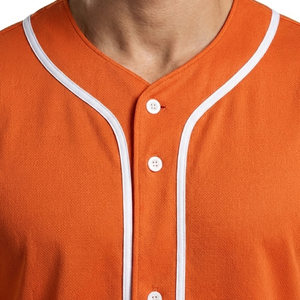 Nueva Camiseta de Béisbol Elegante de Manga Corta con Botones Delanteros, Precio Económico, Ropa Deportiva de Poliéster, Corte Regular para Toda Temporada - Product Image 2