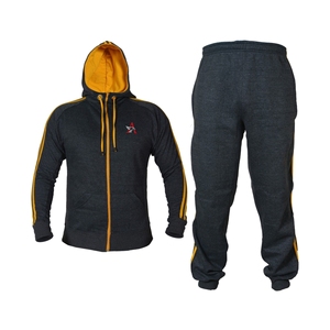 Two Piece Puff Printing Tracksuit Reflective Zip up Hoodie Sweatsuit Men's <b>Jogging</b> <b>suit</b> - Product Image 1