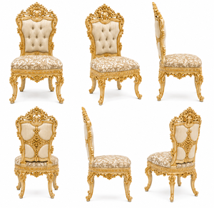 Luxury Dual Hand Carved <b>Dining</b> <b>Table</b> Set French Provincial <b>Dining</b> <b>Table</b> Set Manufacturer and Exporters Custom Furniture for Home - Product Image 3