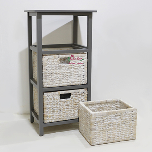 Artex Dong Thap usine à la main jonc de mer jacinthe d'eau armoire organisateur étagère de stockage unité - Product Image 3