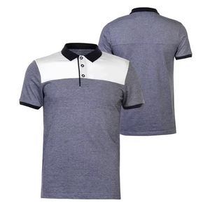 <b>POLO</b> <b>Shirt</b> <b>Striped</b> T-<b>shirt</b> Summer <b>Striped</b> Patchwork Elastic Lapel T-<b>shirt</b> Short Sleeved Men's Light Breathable Golf <b>Polo</b> <b>Shirt</b> - Product Image 4