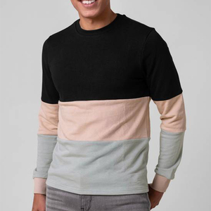 Sweat-shirt en molleton à col rond pour homme, coupe ample, en polyester/coton de haute qualité, uni, respirant, pour l'hiver - Product Image 1