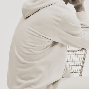 Ensembles de survêtements à capuche en molleton 100 % coton avec logo superposé et poche pour hommes - Product Image 4