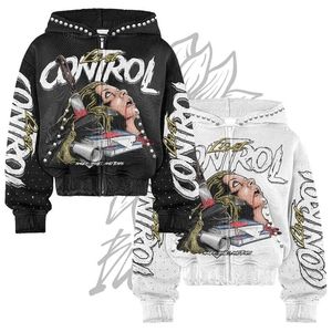 Sweat à capuche thermique épais pour homme, personnalisé, de haute qualité, en coton 100% écologique, avec logo personnalisé, pour les jeunes - Product Image 3