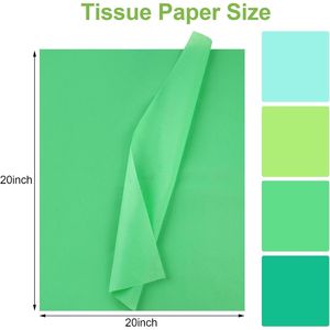 Set di 80 Fogli di Carta Velina 50x50 cm in Colori Assortiti per Lavori di Carta, Copre la Maggior Parte delle Misure Necessarie - Product Image 2