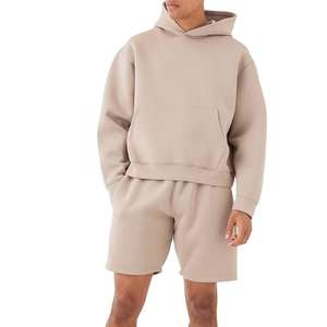Ensemble de survêtement unisexe en coton pour homme, 2 pièces, personnalisé, style délavé à l'acide, pour l'été, comprenant un sweat à capuche et un short - Product Image 5