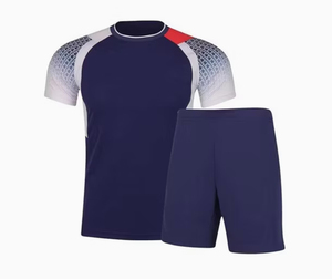 Nouveaux arrivages : uniformes de tennis pour hommes, manches courtes, impression numérique, séchage rapide, respirants, design personnalisé, logo sur le devant. - Product Image 4