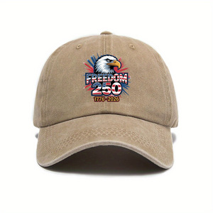 Custom Washed Vintage 5-Panel Canvas Baseball <b>Cap</b> Embroidered Logo Cotton Dad <b>Hat</b> OEM ODM Private Label Casual Outdoor - Product Image 1