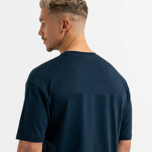 Venta de Fábrica Camisetas de Algodón Transpirables de Manga Larga, Corte Regular, Tejido Liso Teñido Digitalmente, de Alta Calidad para Hombre, al por Mayor - Product Image 4