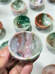 Bol en pierre précieuse de jaspe licorne de 2 pouces, sculpté à la main, bol décoratif Feng Shui pour la décoration de la maison, cadeau - Product Image 3