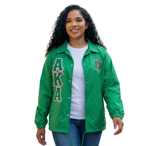 Chaqueta Cortavientos Bordada Premium para Mujer, Diseño de Doble Costura, Ligera, Informal, para Exteriores - Product Image 1