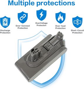 Batterie de remplacement pour aspirateur <span class=keywords><strong>V11</strong></span> 25.2v 4000mAh 5000mah compatible avec SV14, <span class=keywords><strong>V11</strong></span> Absolute/Complete/Fluffy/Absolute Pro - Product Image 6