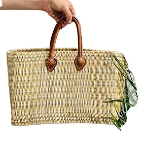 Cesta Marroquí Mágica Hecha a Mano Personalizada, Bolso Tejido a Mano, Bolso de Paja, Bolsos de Playa de Ganchillo y Macramé Directamente del Proveedor Indio - Product Image 1