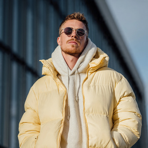 เสื้อแจ็คเก็ตพัฟเฟอร์บุขนเป็ดคุณภาพสูงสำหรับผู้ชาย เสื้อแจ็คเก็ตพัฟเฟอร์แฟชั่นสตรีทสำหรับฤดูหนาว เสื้อแจ็คเก็ตพัฟเฟอร์บุขนเป็ดสำหรับผู้ชาย - Product Image 4