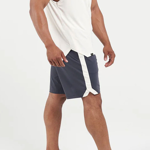 Men 2 in 1 Shorts Quick Dry Running Workout Training Shorts with Breathable Compression and Outer <b>Layer</b> Running Shorts - Product Image 3