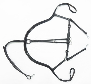 Pechera de Cuero de Alta Calidad de 5 Puntos con Parches de Piel para Mayor Comodidad del Caballo - Product Image 3