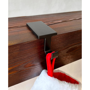Support de chaussettes de Noël vintage en fer, motifs simples, écologique, pour une décoration de Noël nostalgique, couleur noire - Product Image 6