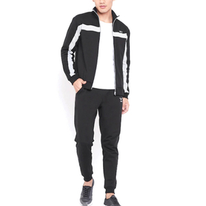 Latest Product White & Black Solid Color Sweatsuit <b>Set</b>, Top Seller Hand Made Best Material Product Men Sweatsuit - Product Image 1