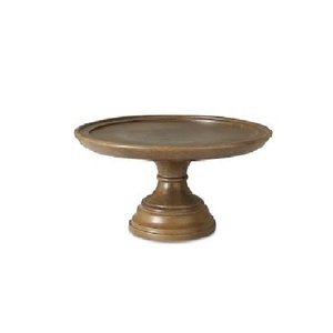 Bandeja Decorativa de Madera para Postres con Pedestal Elevado para una Presentación Elegante de Pasteles - Product Image 1
