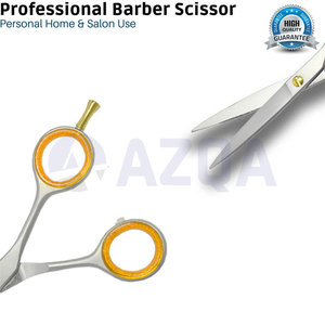 Stainless Steel Professional Barber Hair Cutting Scissors Ergonomic Shears with <b>Rubber</b> <b>Ring</b> Inserts and Finger Rest Salon Use - Product Image 3