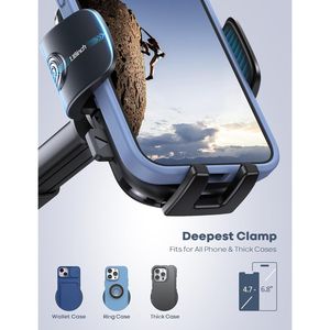 Soporte para Teléfono de Coche de Máxima Resistencia con Rotación de 360 Grados, Liberación Rápida y Ajustable - Product Image 2