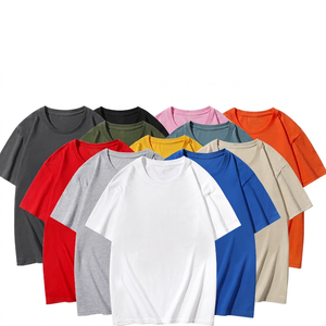 เสื้อยืดคอกลมแขนสั้นลำลองยูนิเซ็กซ์ ผ้าคอตตอน CVC หวีอย่างดี 180 กรัม ปักโลโก้ตามสั่ง ผลิตโดยโรงงาน BD ประเทศจีน - Product Image 1