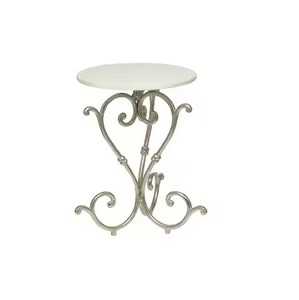 Table d'appoint, table d'angle pour la maison, restaurant - Design Art Déco, mobilier en aluminium, décoration, taille et couleur personnalisables, cadeau Diwali, pas cher - Product Image 6